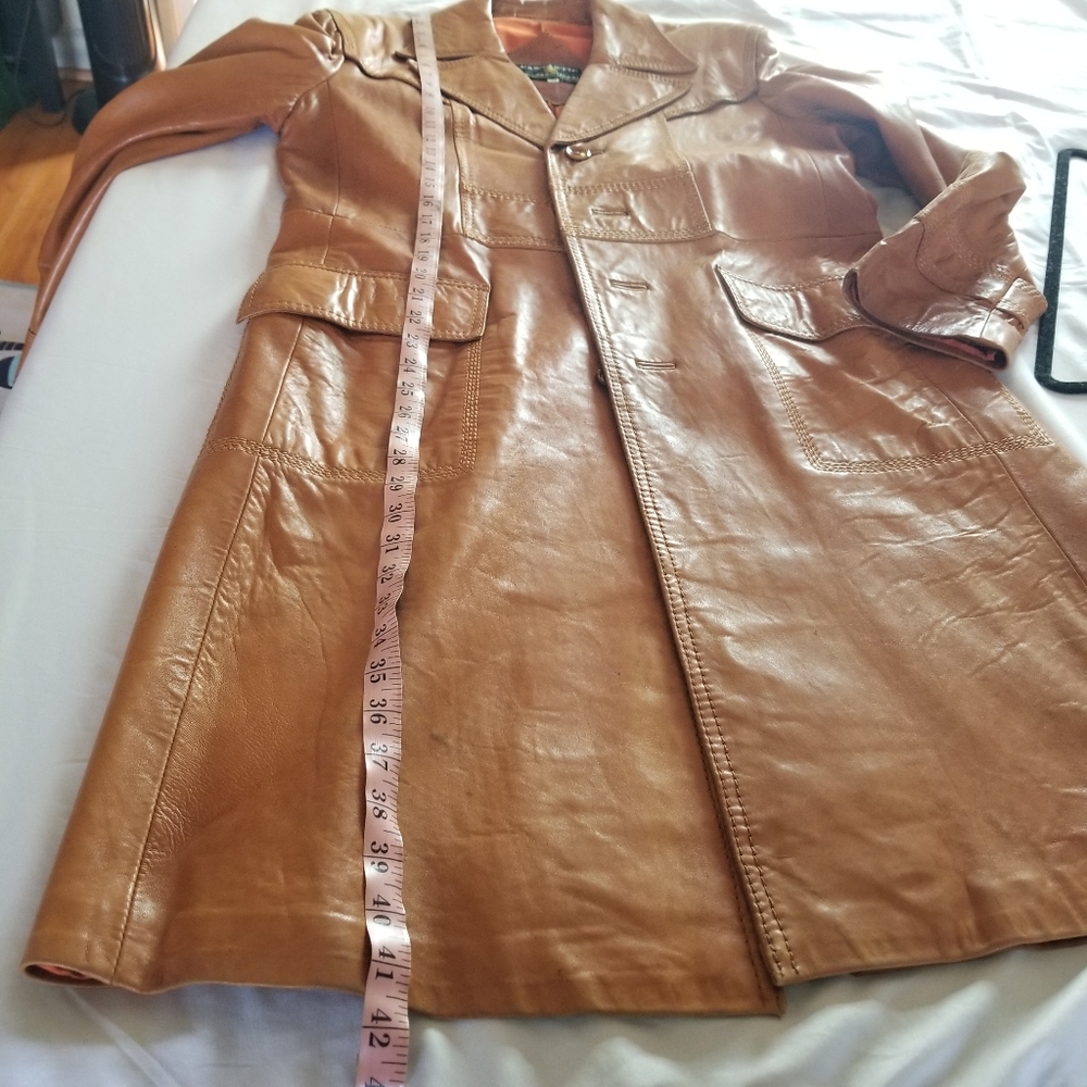 Fantastic International | Vintage 70s Leather Jacket - Picture 8 of 9